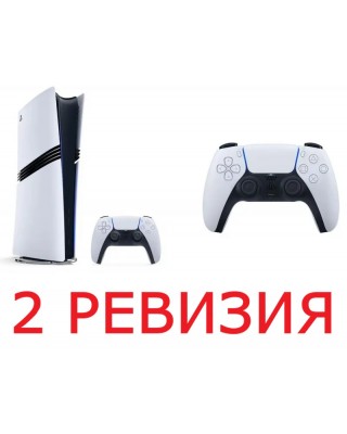 Игровая консоль Sony PlayStation 5 PRO (PS5 Pro) [Без Дисковода] + 2-й Джойстик DualSense (Цвет на выбор - белый либо черный) - 2 Ревизия