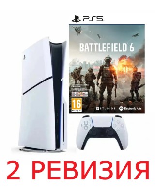 Игровая консоль Sony PlayStation 5 (PS5) Slim + Battlefield 6 - 2 Ревизия